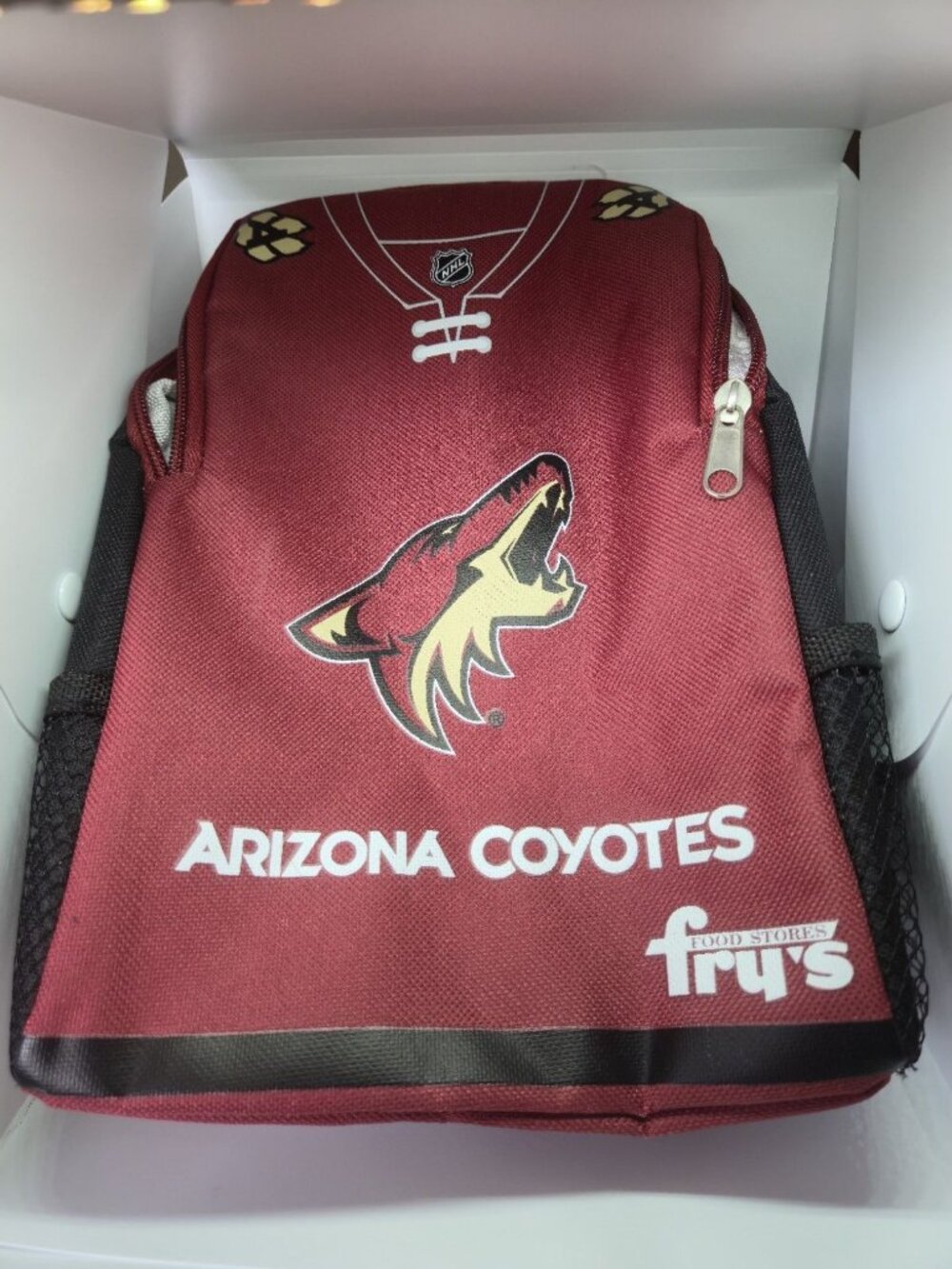 NHL Arizona Coyotes Jersey Lunch Bag Cooler Frys Food Stores Promotional Red